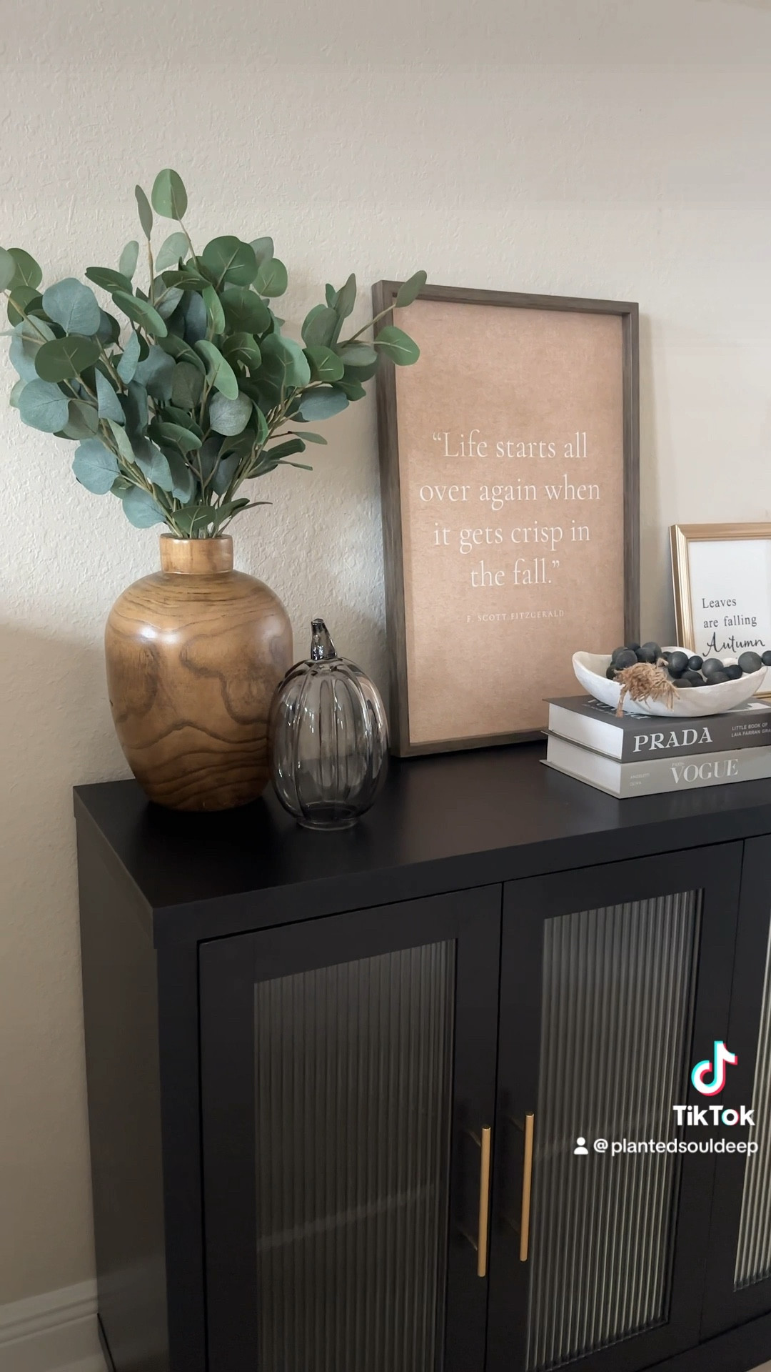 Fall sideboard styling. 

#LTKFindsUnder50 #LTKVideo #LTKHome