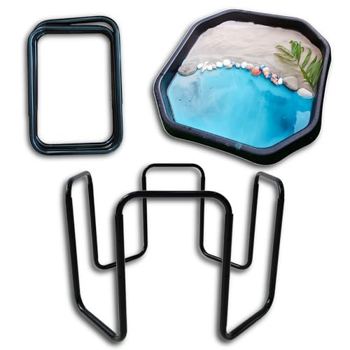 Tuff Tray and Stand (Small, Black) – Sensory Play Tray with Textured Surface for STEM, Chalkboard Play, and Creative Activities | Ideal for Montessori, Preschool & Home Learning | Amazon (US)