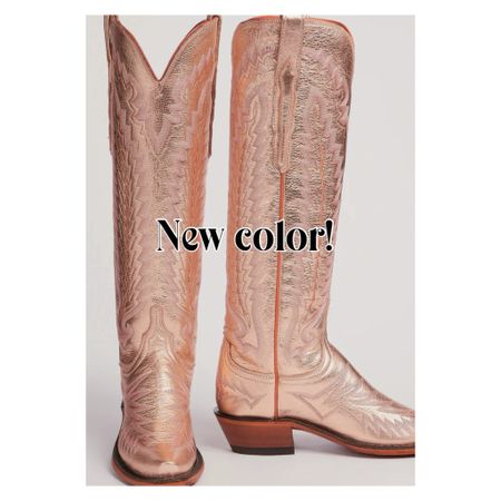 Luchesse Priscilla boots rose gold

Cowboy boots. Pink cowboy boots. Priscilla cowboy boots. Rose gold boots.  

#LTKShoeCrush #LTKParties #LTKStyleTip