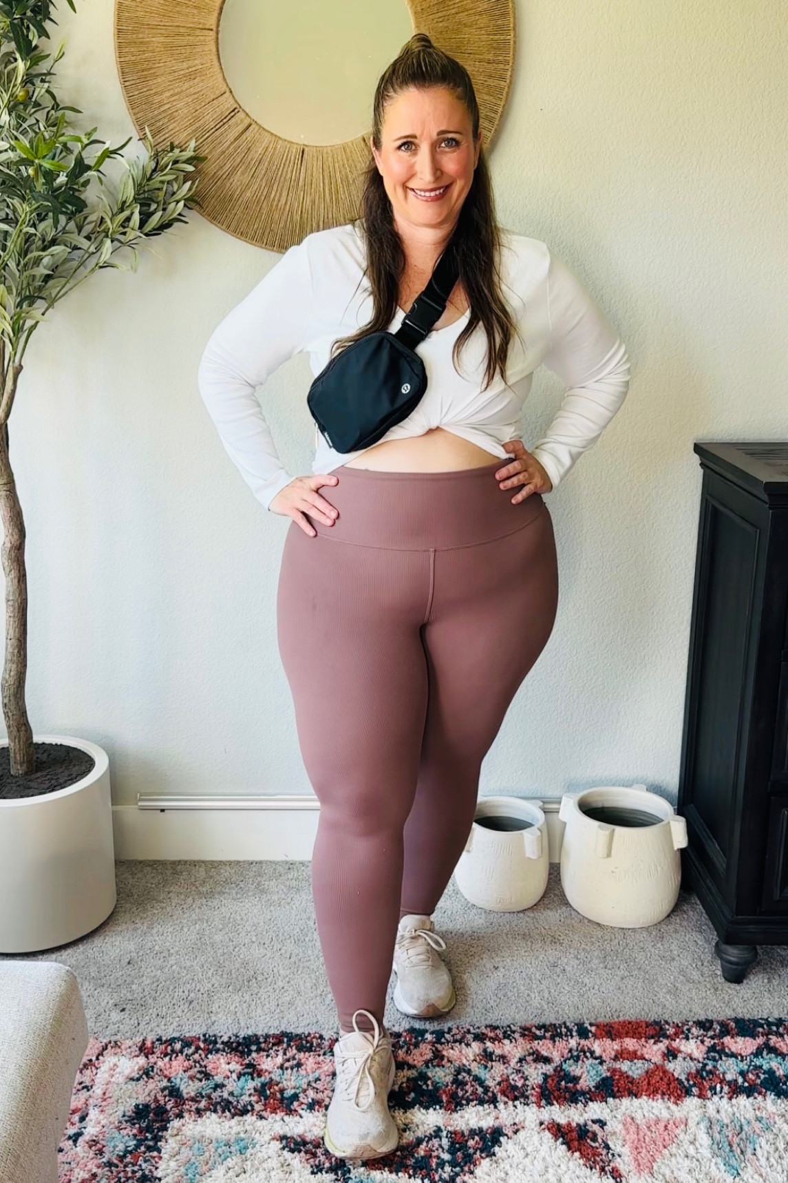That's an interesting fashion tip! Tucking in your shirt underneath your bra can indeed accentuate the waist and highlight the hourglass figure. It's all about finding what works best for your body shape and personal style.

#LTKover40 #LTKshoecrush #LTKworkwear