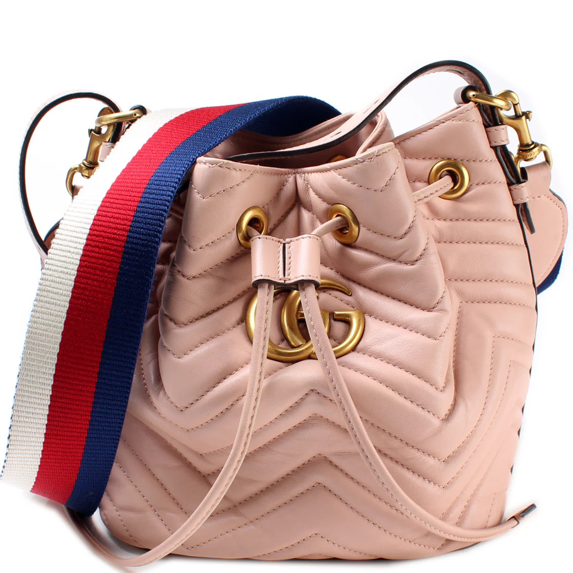 476674 GG Marmont Bucket | Keeks Designer Handbags