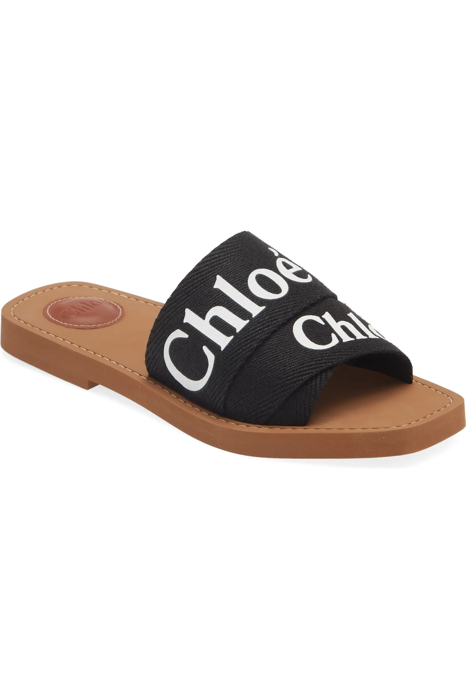 Chloé Woody Logo Slide Sandal (Women) | Nordstrom | Nordstrom
