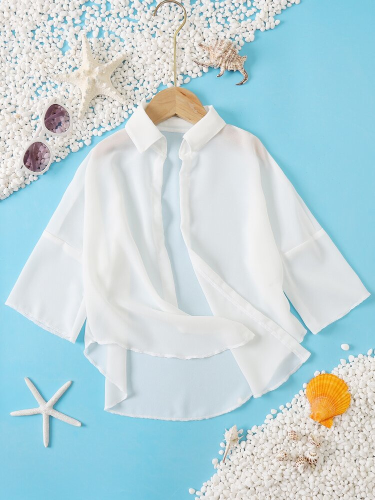 Toddler Girls Open Front Kimono | SHEIN