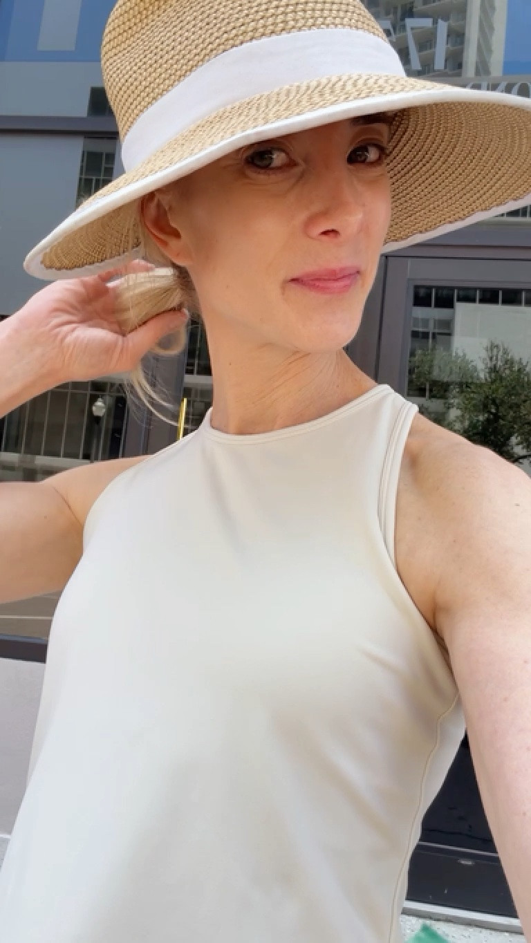 Eric Javits Sun hat and Pinspark Amazon fashion workout errands clothes with on cloud sneakers. @Eric Javits

#LTKPetite #LTKSwim #LTKOver40