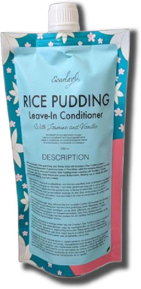 Ecoslay Rice Pudding Leave-In Conditioner for Curly & Dry Damaged Hair - Moisturizer & Detangler,... | Amazon (US)