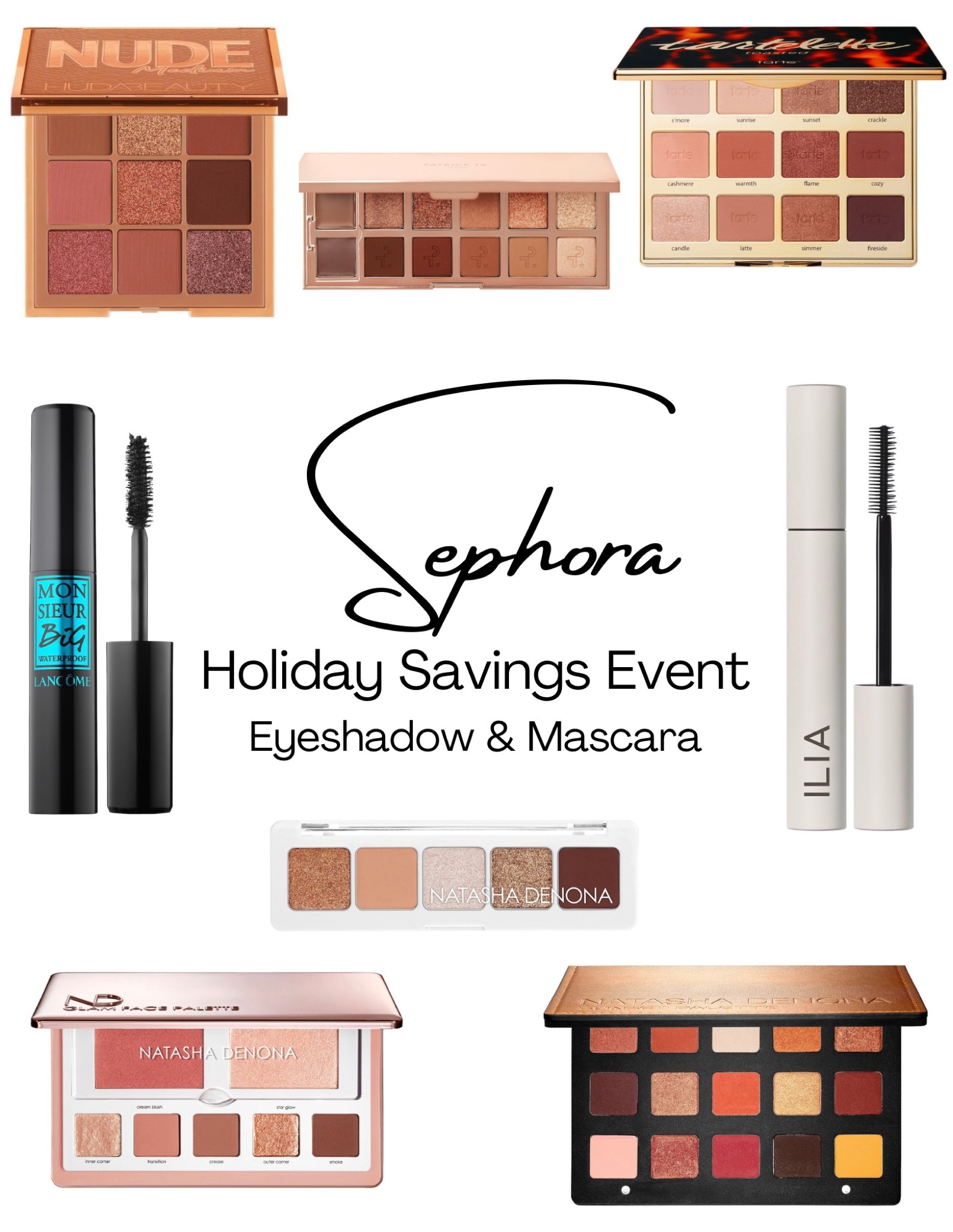 It is the Sephora Holiday Savings Event! Shop my favorite eyeshadow palettes & mascara! Use code SAVINGS at checkout!!

#LTKbeauty #LTKsalealert #LTKHoliday