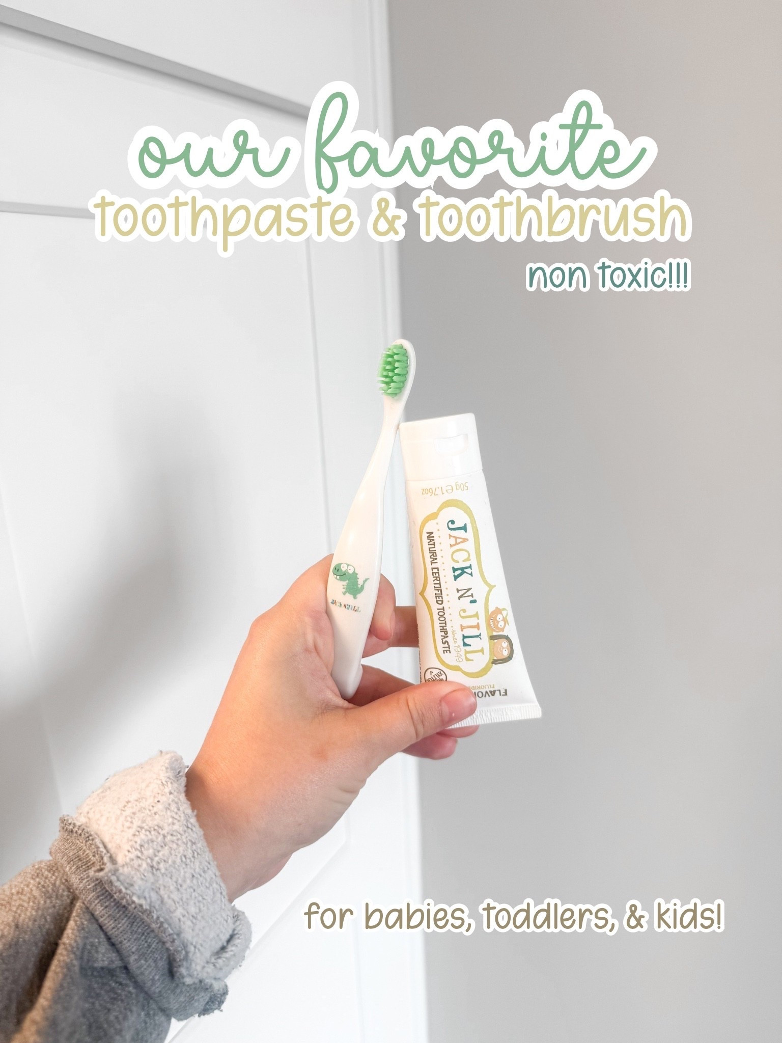 favorite toothbrush and toothpaste for babies, toddlers, and kids! scrunchy mom approved | non toxic toothpaste and toothbrush | baby health products | toddler health products 

#LTKBaby #LTKBump #LTKKids