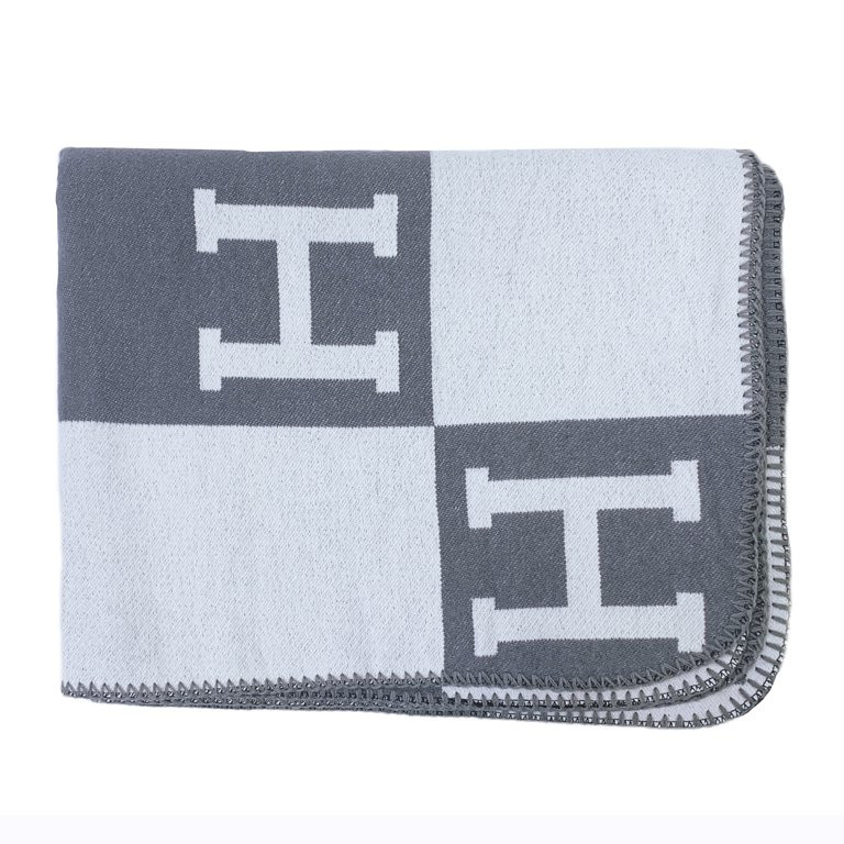 H Throw Blanket Warm Shawl Thick Knitted Cashmere Blankets Yoga Sofa Living Room Or Bed Air-Condi... | Walmart (US)