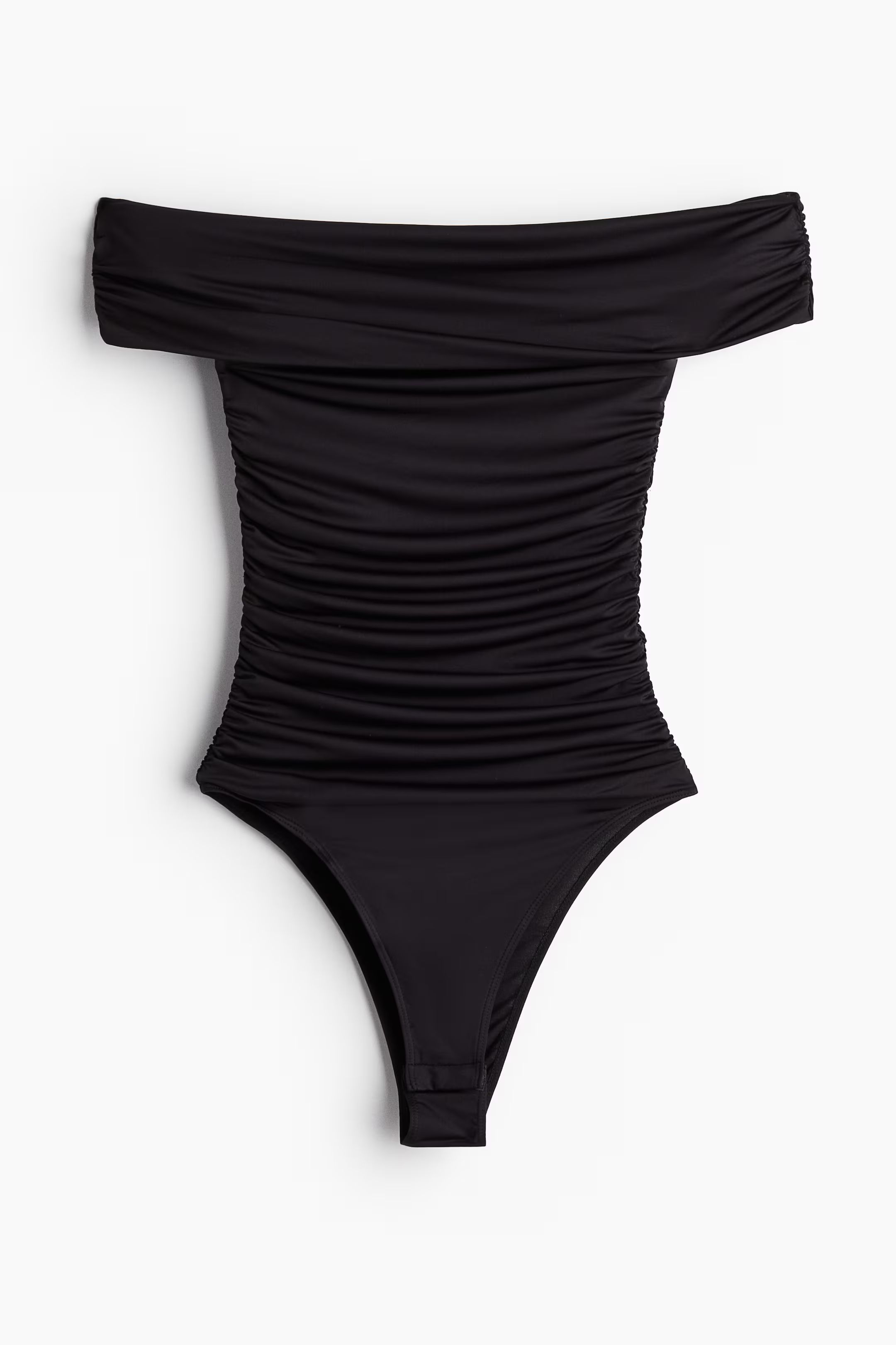 Gathered Off-the-Shoulder Bodysuit | H&M (US + CA)