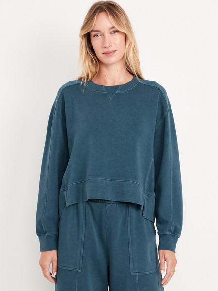 Oversized SoComfy Seamed Sweatshirt | Old Navy (US)