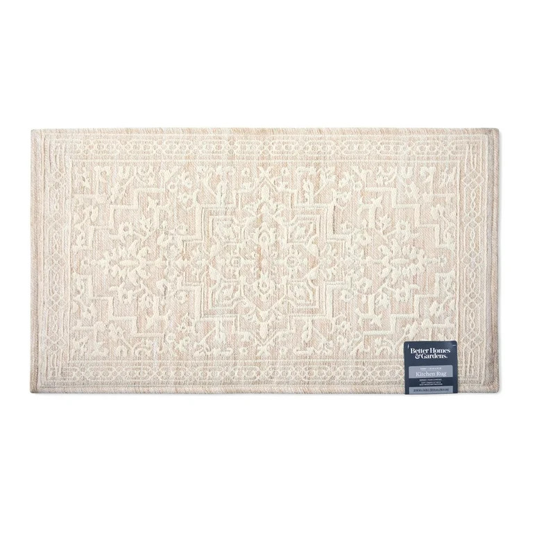 Better Homes & Gardens Persia Chenille Cloudwalk Comfort Kitchen Mat, Multicolor, 20"W x 34"L | Walmart (US)