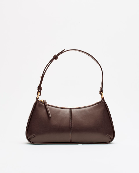 Mini Seamed Shoulder Bag - Cream | Target AU