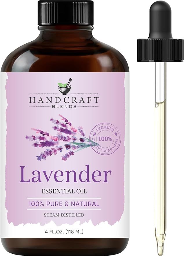 Handcraft Blends Lavender Essential Oil - Huge 4 Fl Oz - 100% Pure and Natural - Premium Grade wi... | Amazon (US)
