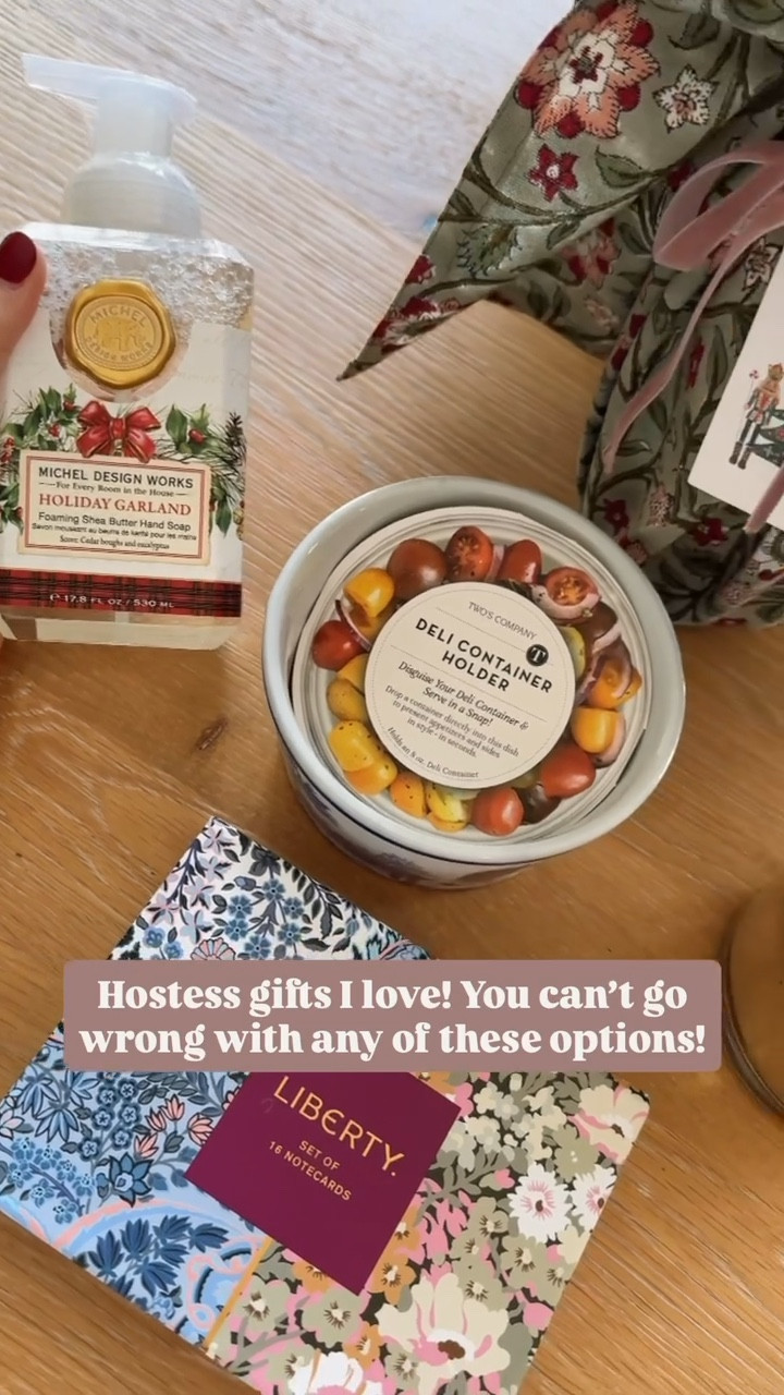 So many great hostess gift ideas to bring with you to your holiday parties - bottle of wine with a tea towel, hand soap, pretty dip containers, notepads, and a candle!

Loverly Grey, holiday gift ideas, hostess gift ideas, Christmas gifts, friend gift ideas 

#LTKHoliday #LTKGiftGuide