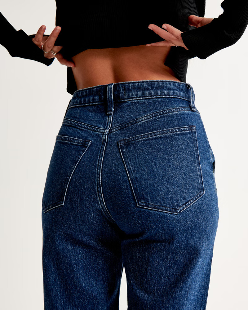Curve Love High Rise 90s Relaxed Jean | Abercrombie & Fitch (US)