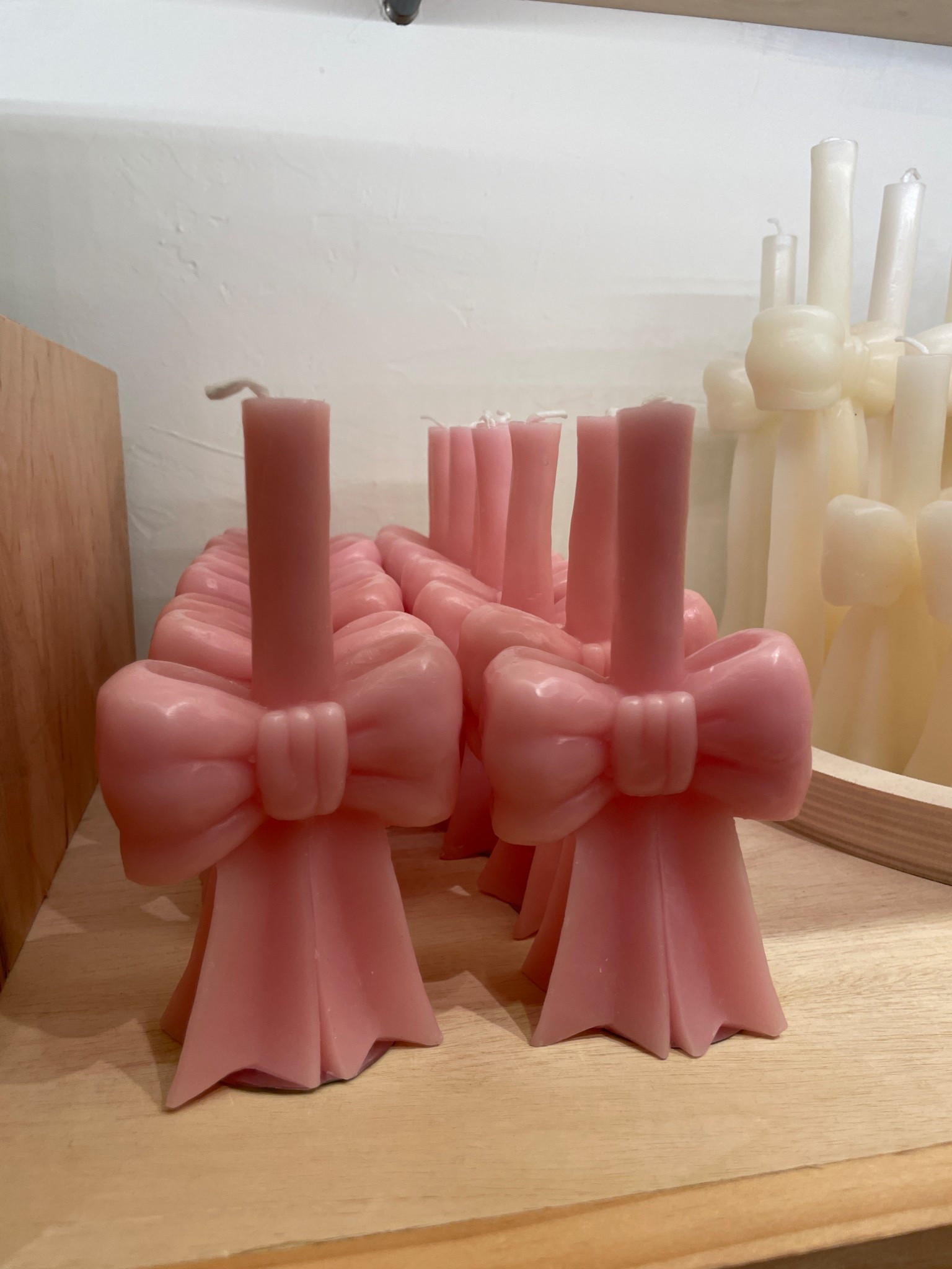 The cutest bow candles 

#LTKSeasonal