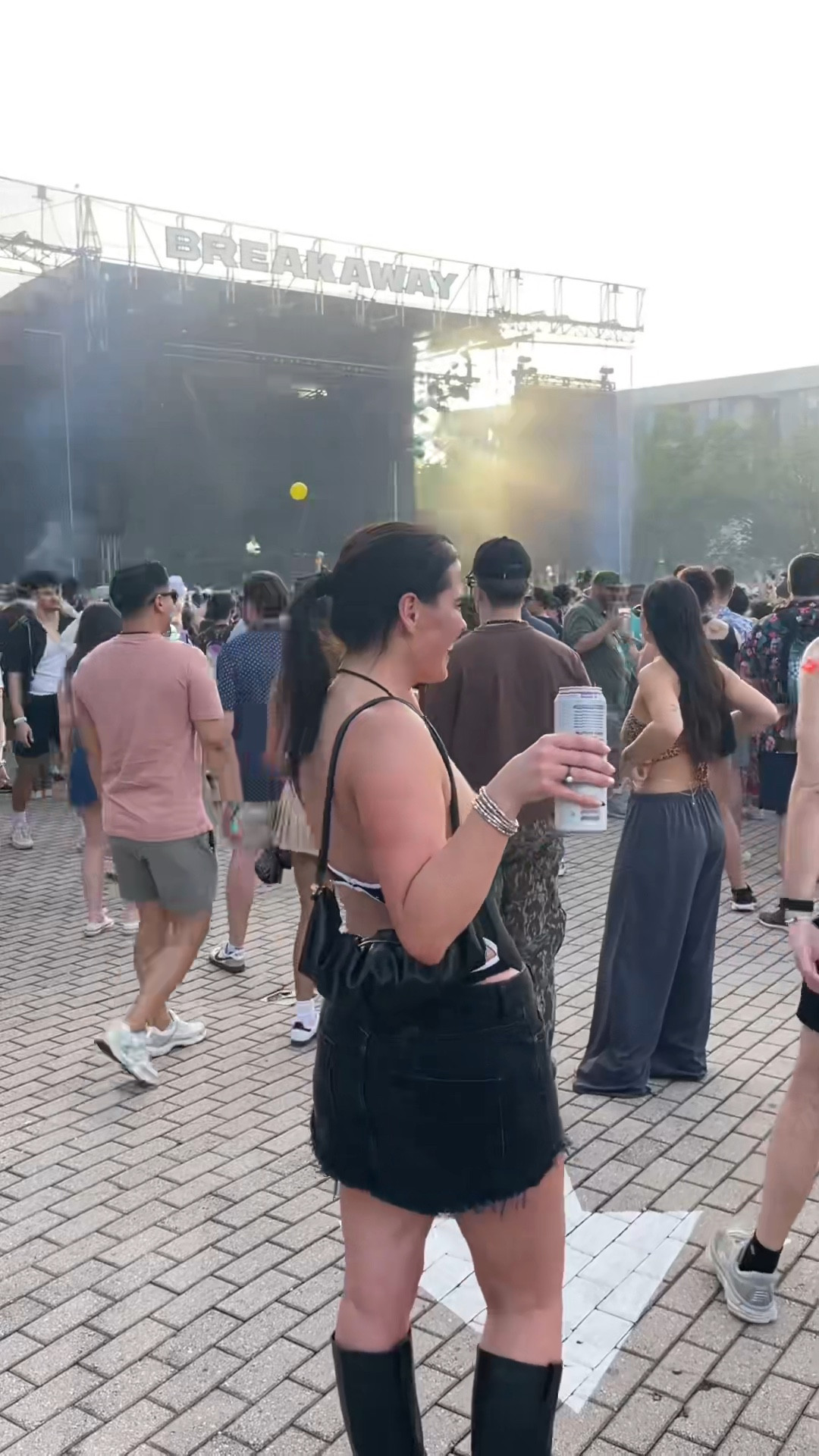 Festival/concert outfit! I like to wear a swimsuit as a bodysuit, skirt for comfort & tall boots so my feet/legs are protected in the crowd! I also do an at home hair keratin treatment monthly to help with humidity! 

Free people skirt, revolve strapless black bodysuit swimsuit, one piece, tall black boots, Amazon, shoulder bag 

#LTKShoeCrush #LTKStyleTip #LTKItBag