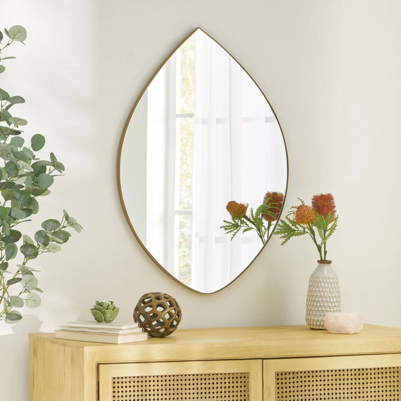 Georgia Irregular Metal Wall Mirror | Wayfair North America