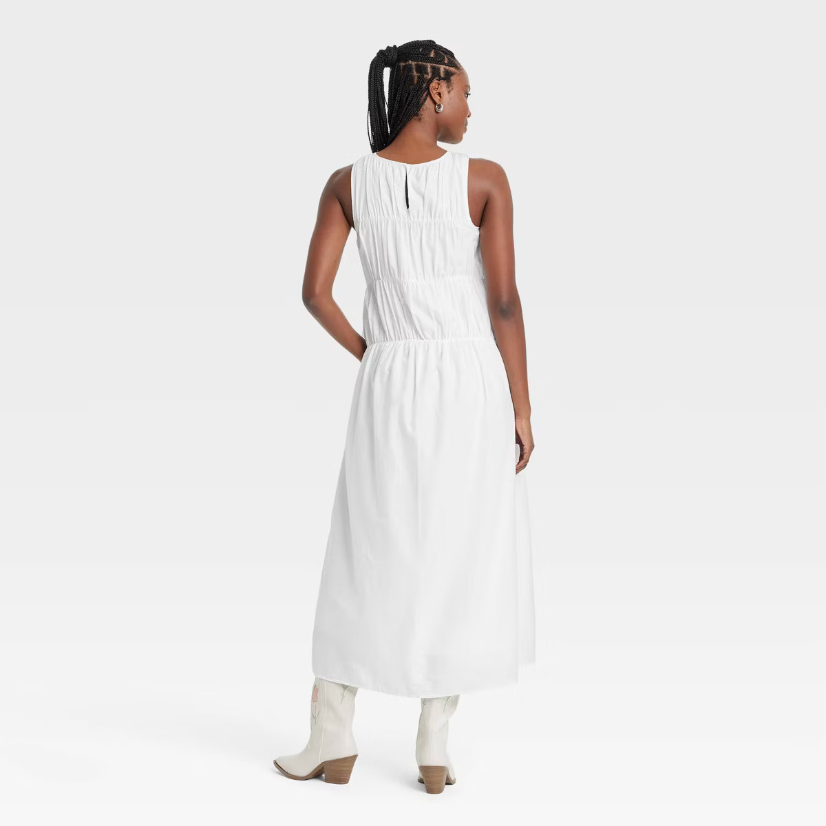 Women's Ruched Maxi A-Line Dress - Universal Thread™ | Target
