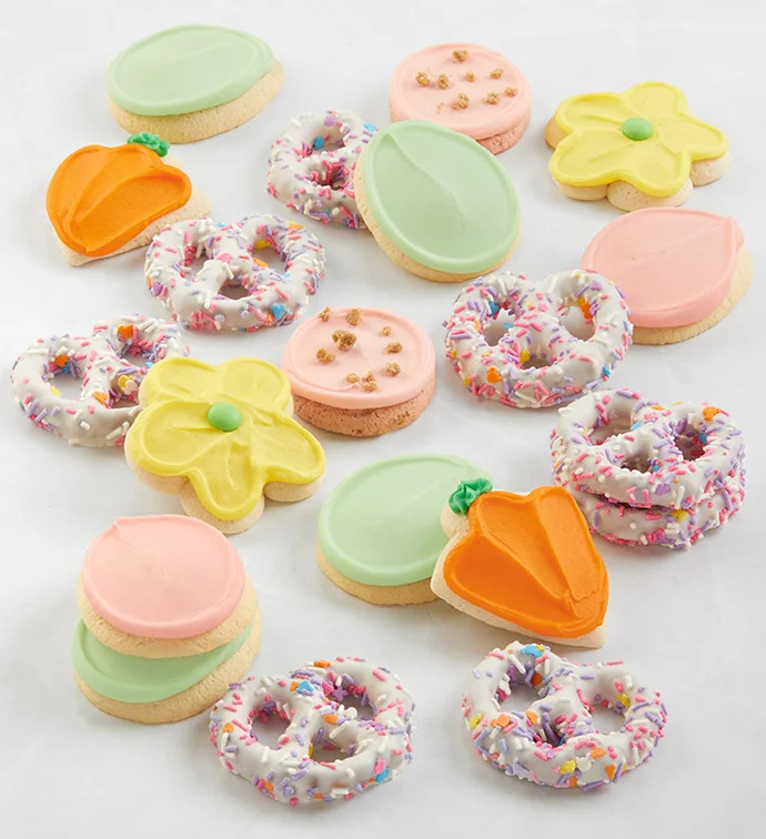 Easter Cookies And Pretzels - 20 by Cheryl's Cookies | Cheryl's