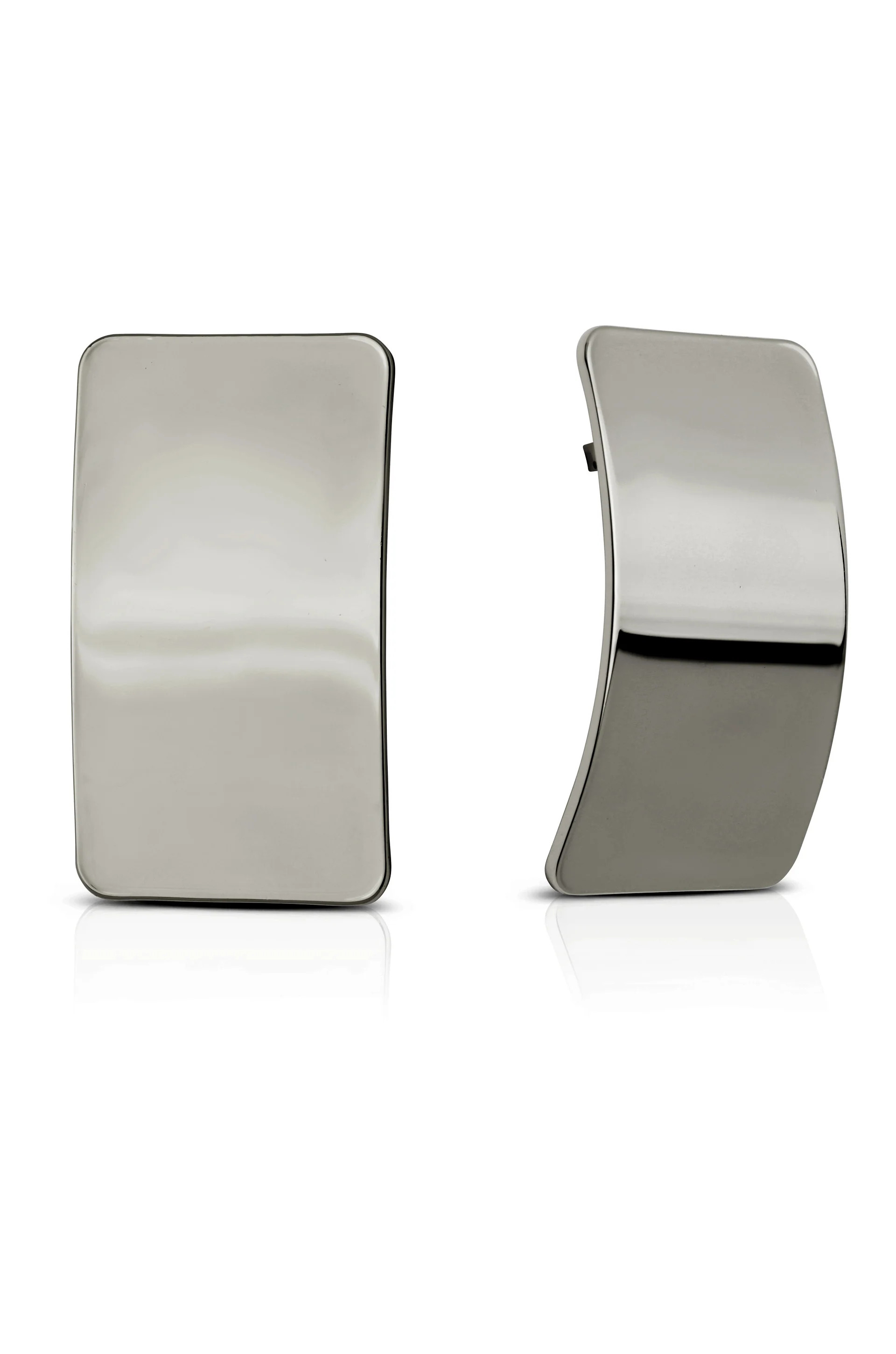Rectangle Metal Stud Earrings | Ettika