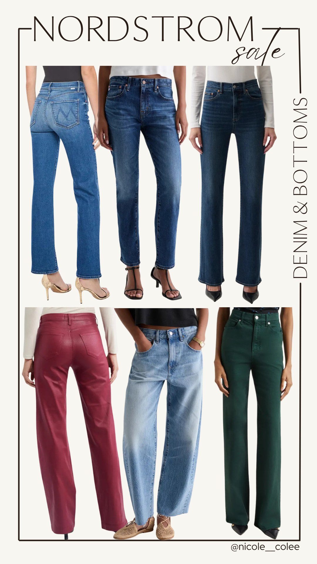 🚨 The countdown is ON! The Nordstrom Anniversary Sale preview is officially live, and I've already started building my shopping guides for you. 🤍

Save this post so you know exactly when you can shop! I'll be sharing the BEST finds (and what to skip 😉) every step of the way.

✨ Favorites are already linked in my LTK!

Denim & Bottoms

A great pair of denim changes EVERYTHING. 👖✨

I've rounded up the jeans, trousers, and elevated bottoms that are actually worth grabbing during the sale. Classic, flattering, and easy to style.

Which pair is your favorite?

#DenimLover #NSale #LTKDenim #NicoleColeeStyle
 

 #LTKdayinmylife #LTKgrwm #LTKSaleAlert