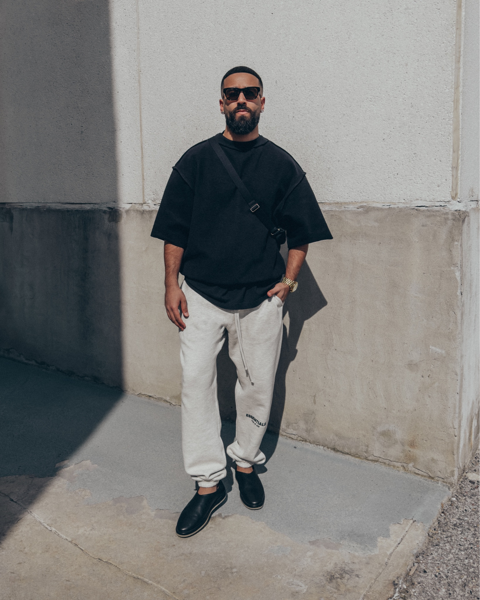 トップス FEAR OF GOD 7th Overlapped 3/4 Sleeve FEAR OF GOD Overlapped crewneck … curated on LTK