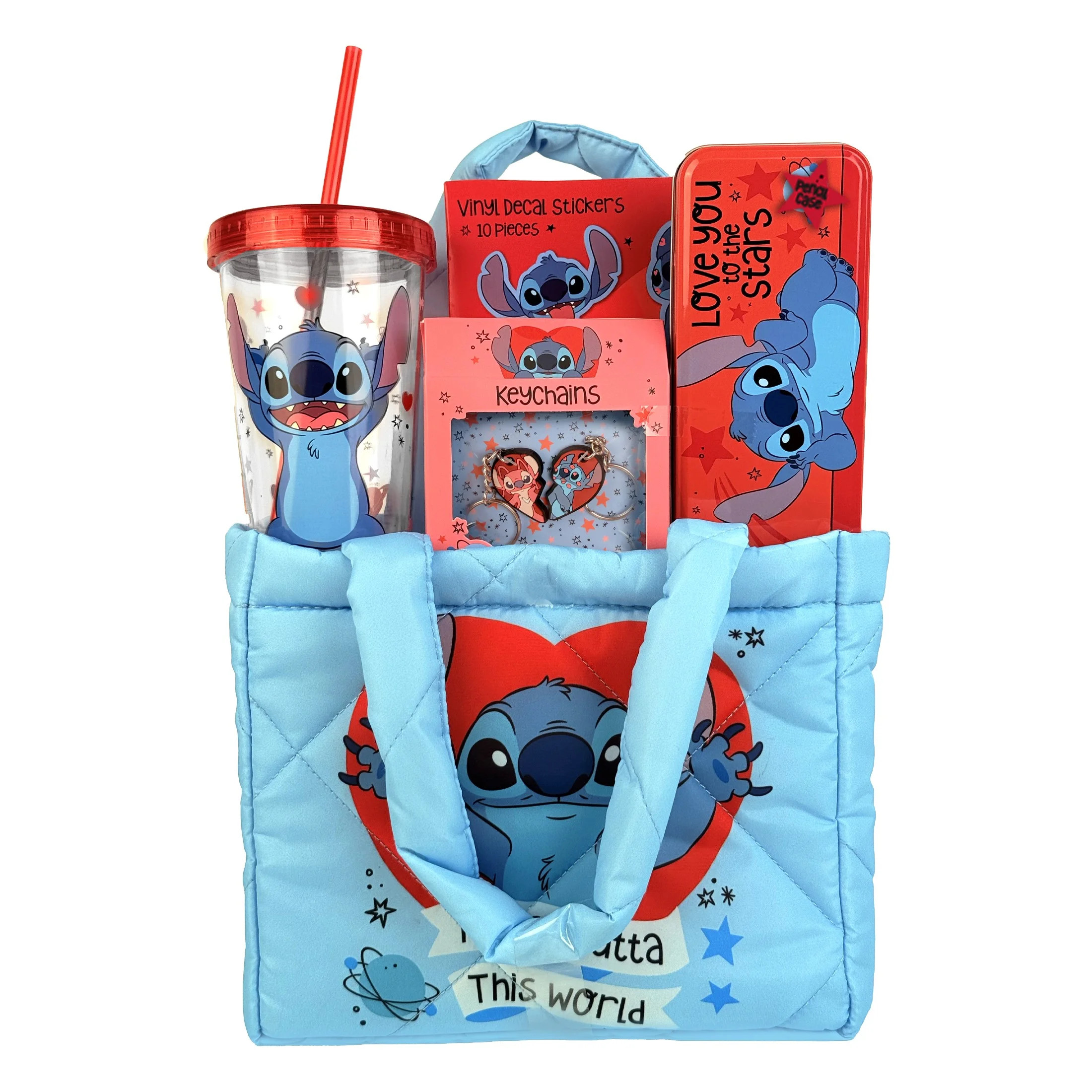 Stitch Puffy Bag Valentines Gift Set | Walmart (US)