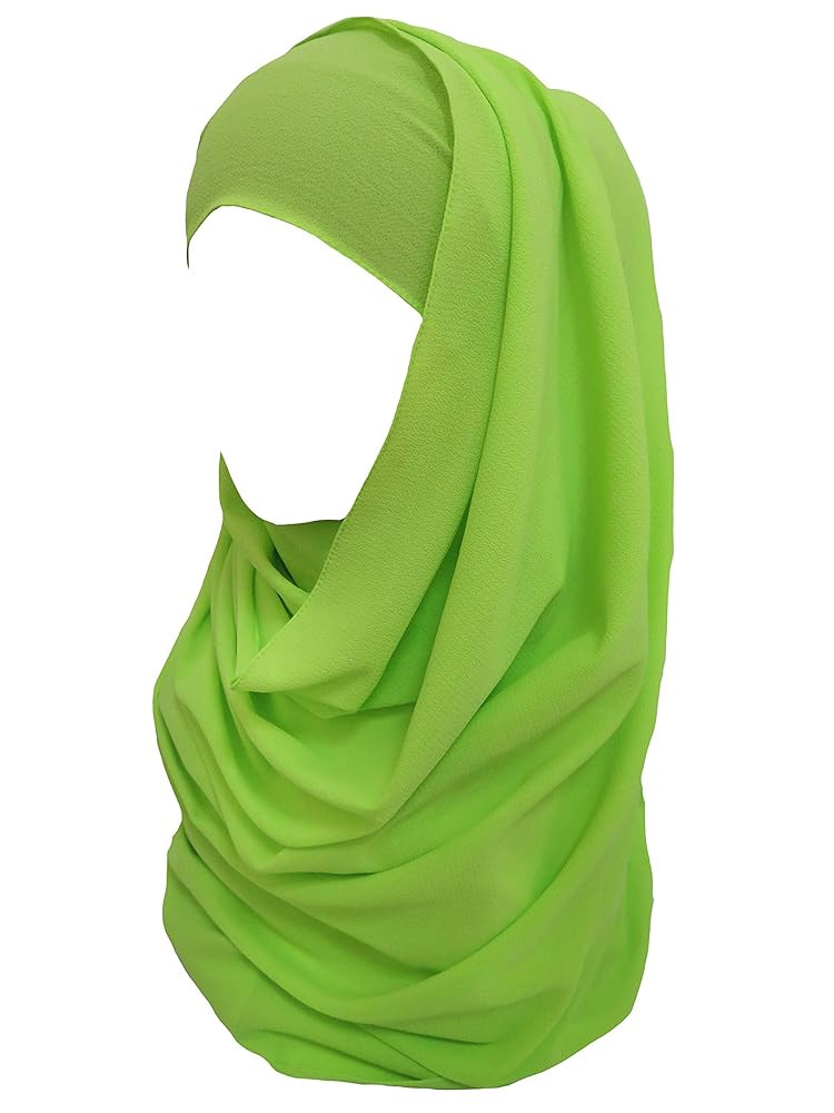 Non-see-through Bubble Crepe Chiffon Muslim Hijab Head Scarf Shawl Wrap Thick Lightweight | Amazon (US)