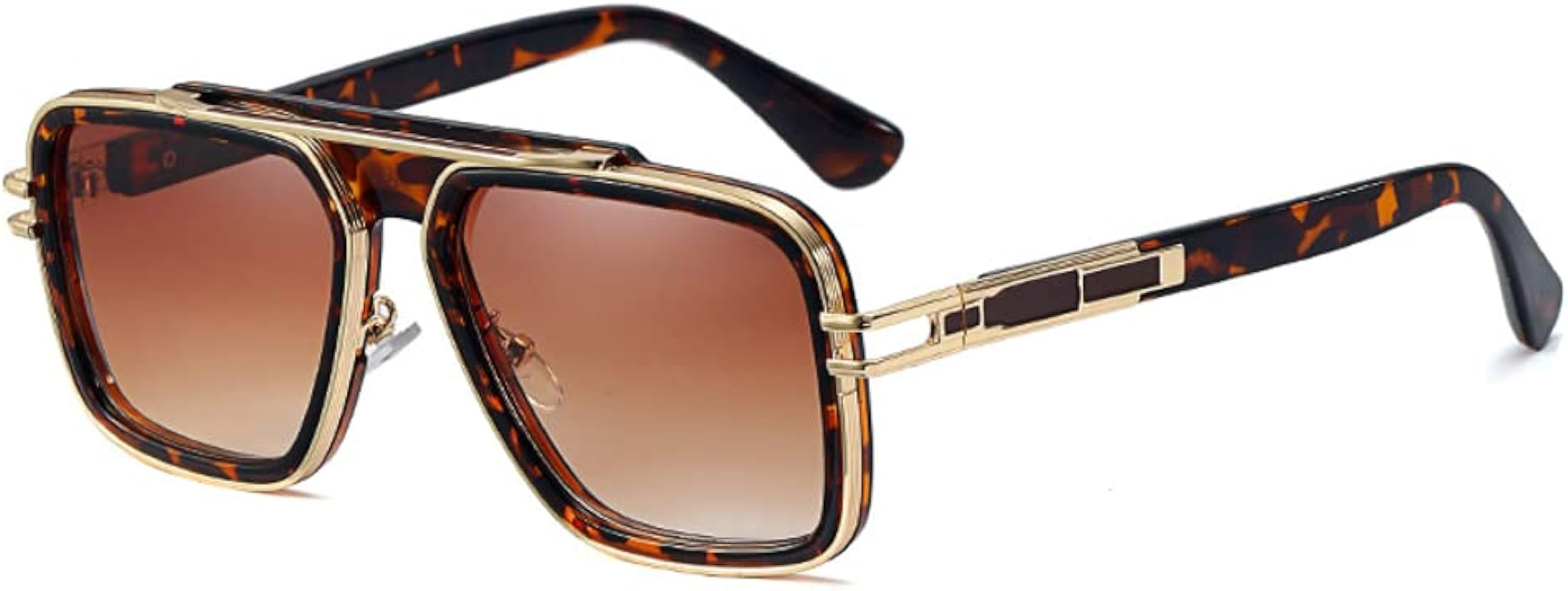 Freckles Mark Trendy Retro Sunglasses for Men Women Stark Vintage Shades 70s Italian Fashion Squa... | Amazon (US)