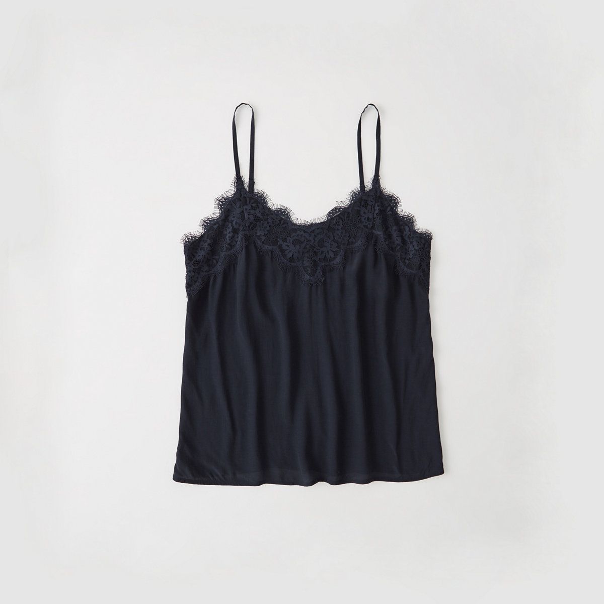 Lace-Trim Cami | Abercrombie & Fitch US & UK