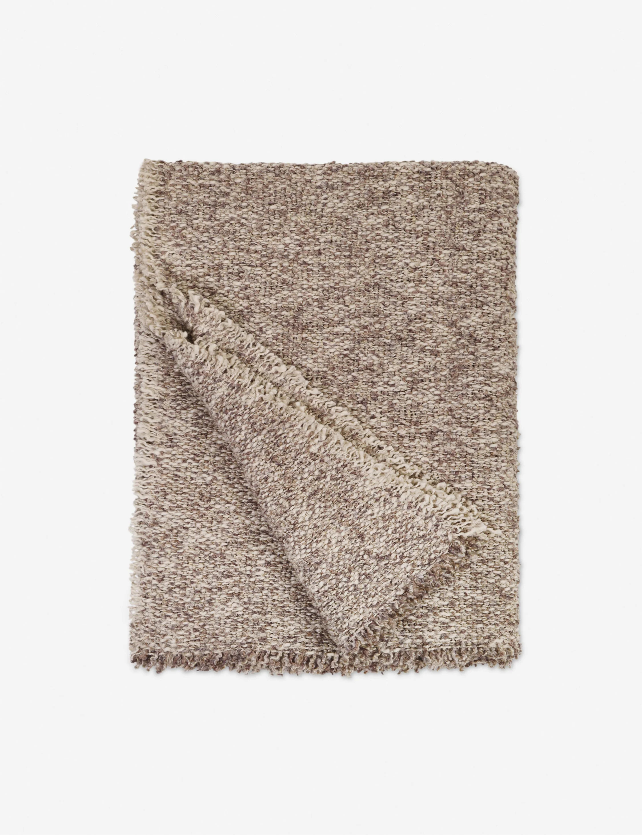 Brentwood Throw by Pom Pom at Home, Pebble | Lulu and Georgia 