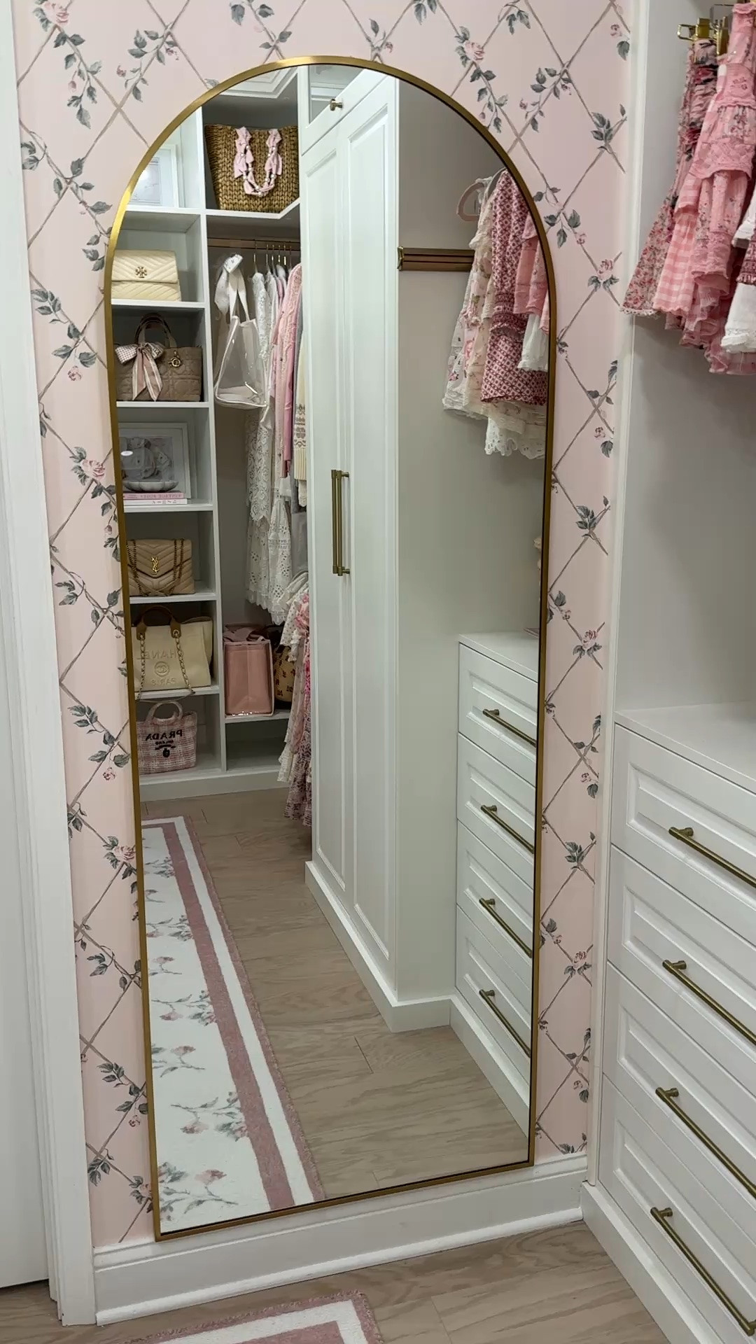 My new closet mirror! 
@Alice Lane 
I picked up a French cleat from @Michaels to work with the wall stud better!

#LTKSaleAlert #LTKSeasonal #LTKHome