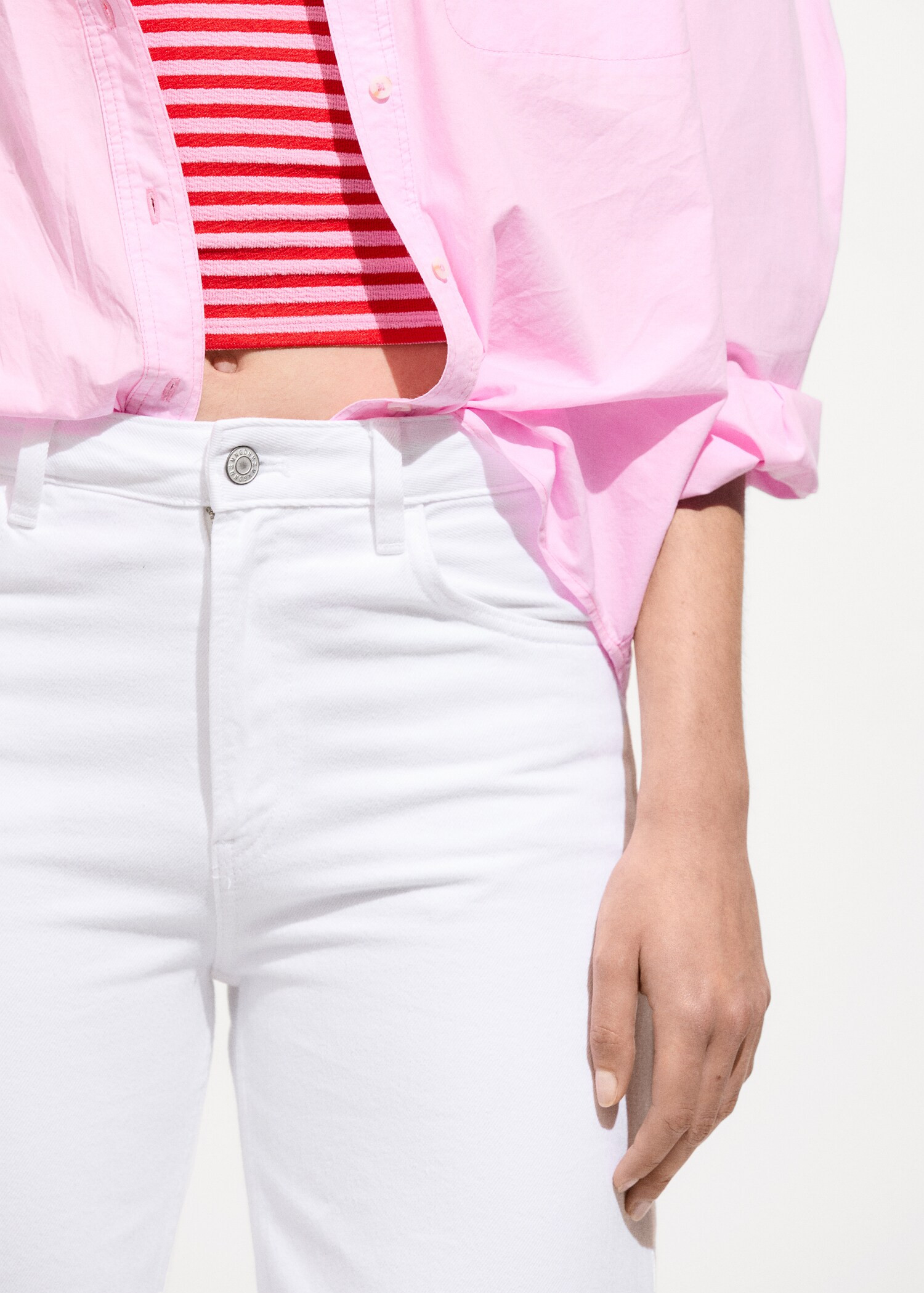 Mid-rise straight jeans - Woman | MANGO USA | MANGO (US)