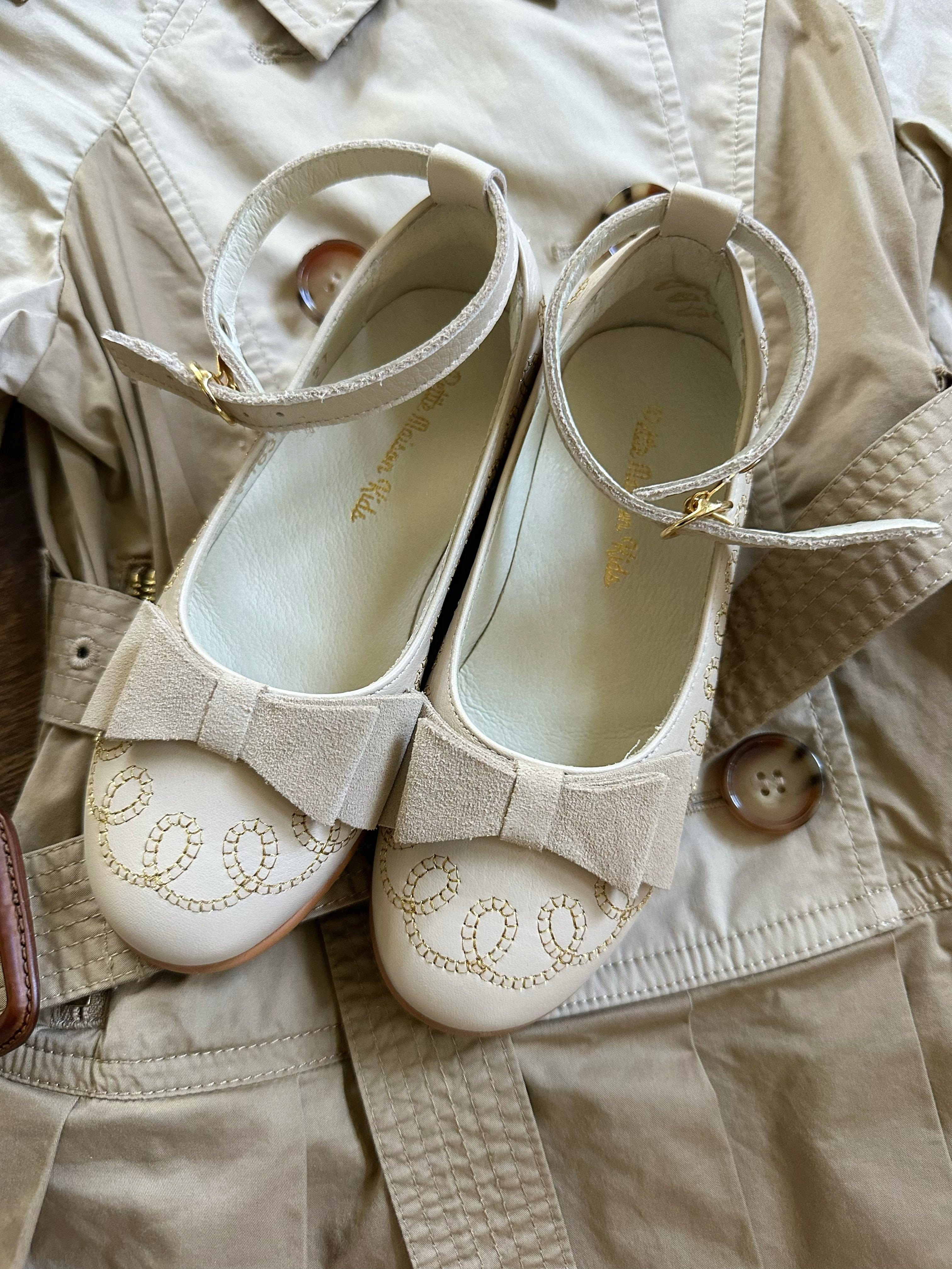 Alexis Beige Mary Janes | petite maison kids