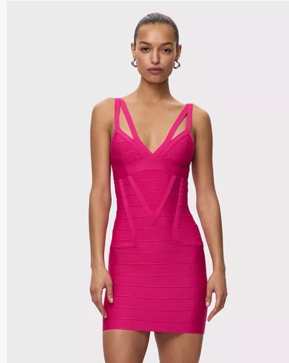 Herve Leger
Women's V-Neck Mini Dress