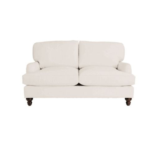 Eton Upholstered Loveseat Traditional Relaxed Durable Furniture | Ballard Designs, Inc.