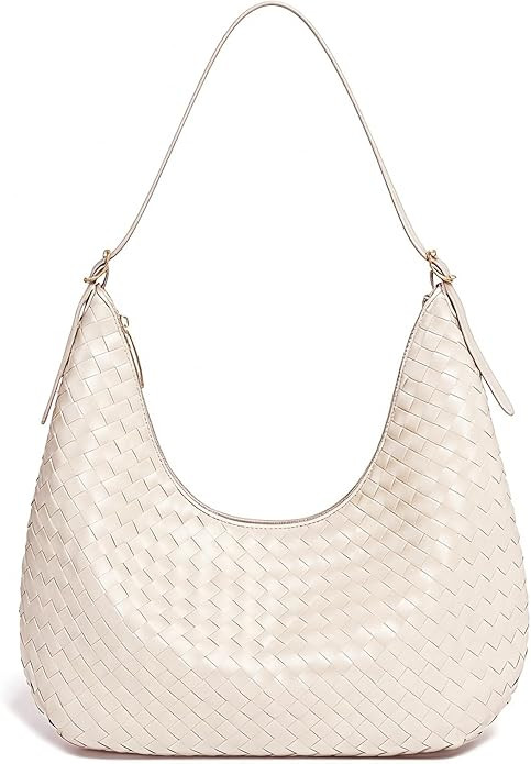 Shoulder Handbags Shoulder Bag for Women Totes Woven Vegan Leather Bag Hand Bag Working Lightweig... | Amazon (US)