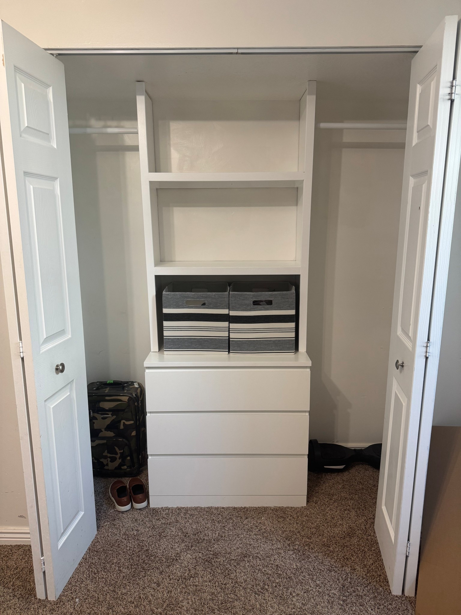 Closet hardware I used 