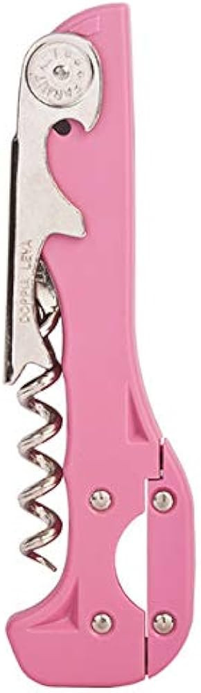 Boomerang Two-Step Corkscrew Wine Opener with Built-In Foil Cutter and Bottle Opener- Pink | Amazon (US)