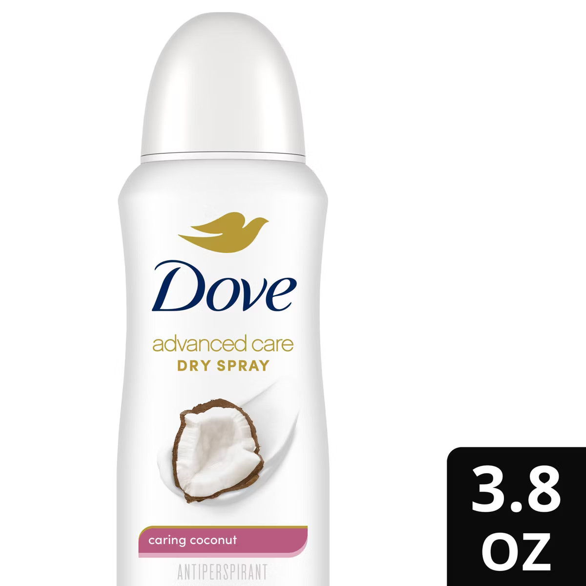 Dove Beauty Advanced Care Caring Coconut 72-Hour Women's Antiperspirant & Deodorant Dry Spray - 3... | Target