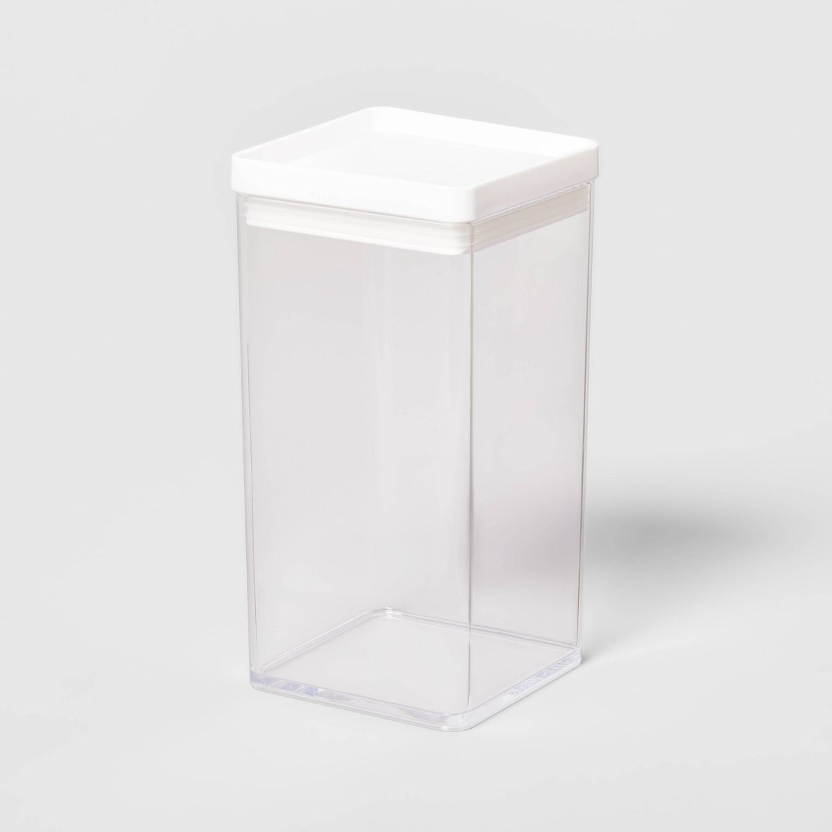 4"W X 4"D X 8"H Plastic Food Storage Container Clear - Brightroom™ | Target