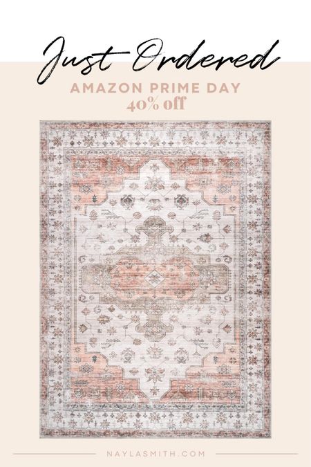 Amazon Prime Big Deal Days - beige and blush boho rug 40% off!

Amazon home decor, Amazon Canada finds


#LTKxPrime #LTKsalealert #LTKhome