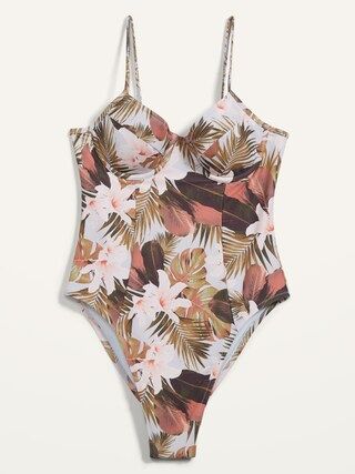 Underwire One-Piece Swimsuit for Women | Old Navy (US)