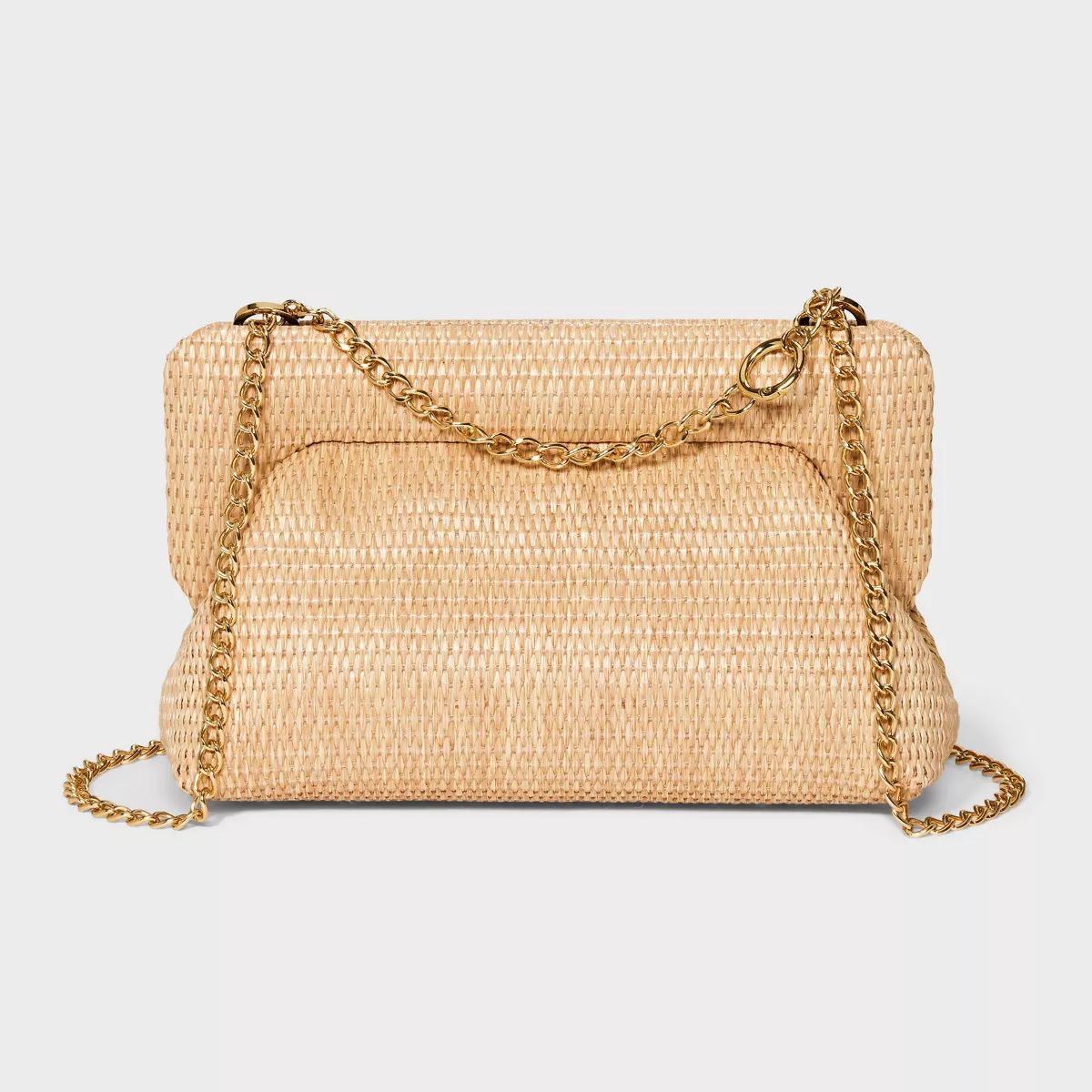 Straw Puff Clutch - A New Day™ Natural | Target