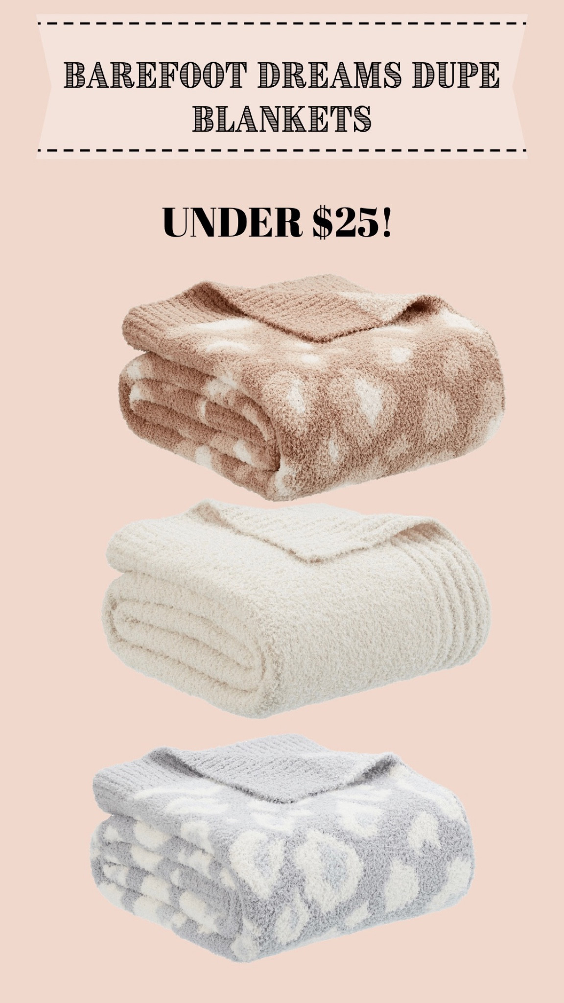 Barefoot dreams dupe blanket

#LTKHoliday #LTKSeasonal #LTKhome