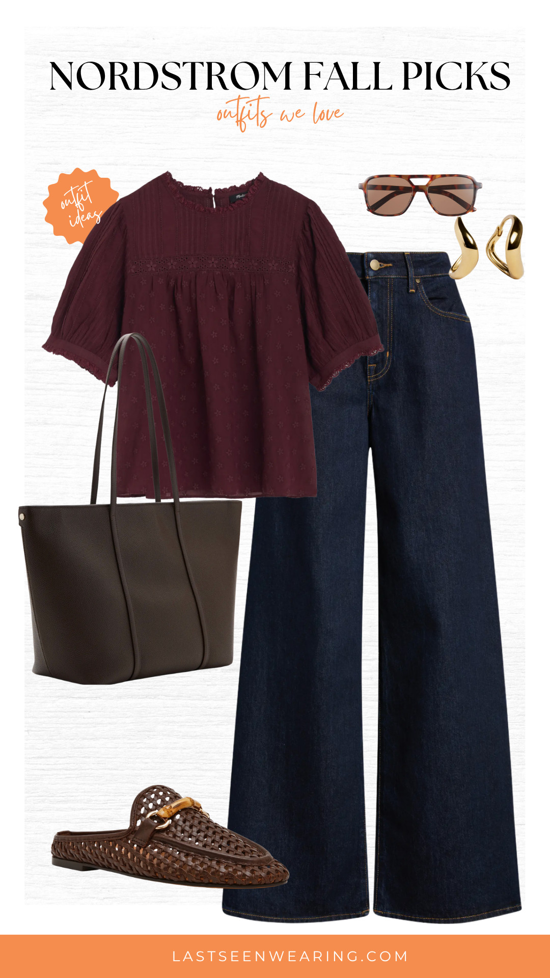 Cute fall finds from Nordstrom! Loving this Madewell top with these dark wash jeans and cute Steve Madden mules!  

 #LTKgrwm #LTKSeasonal #LTKOver40