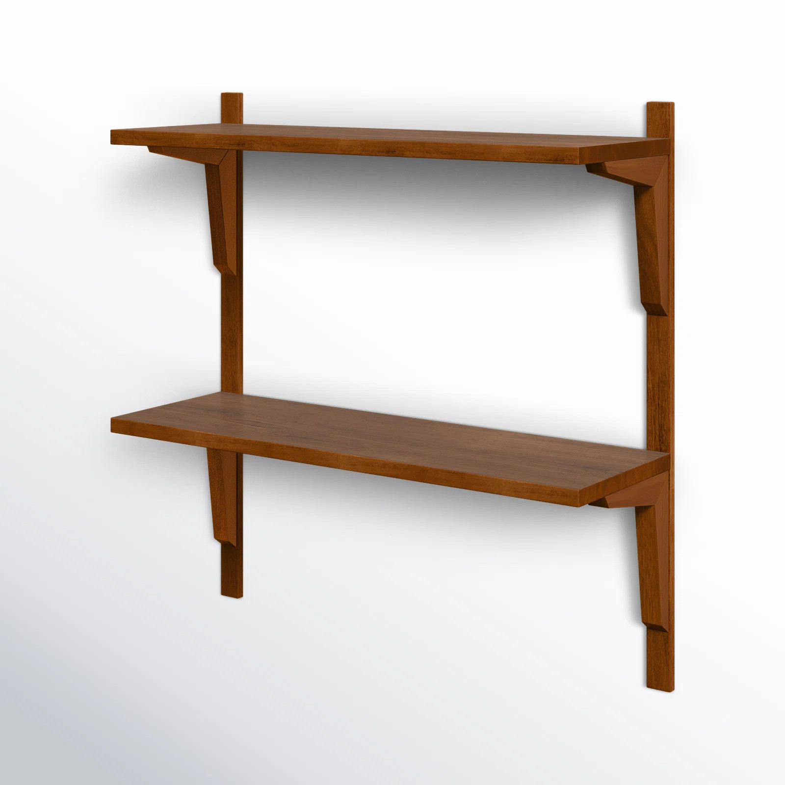 AllModern Baez Poplar Solid Wood Wall Shelf & Reviews | Wayfair | Wayfair North America