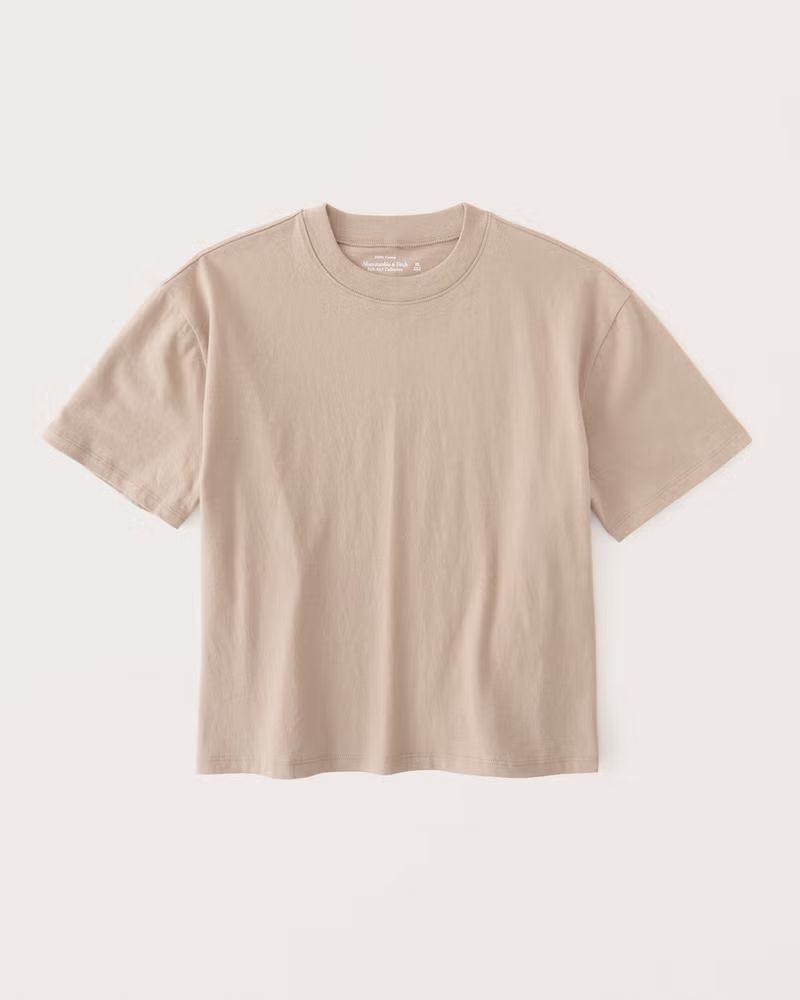 Women's Essential Easy Tee | Women's New Arrivals | Abercrombie.com | Abercrombie & Fitch (US)