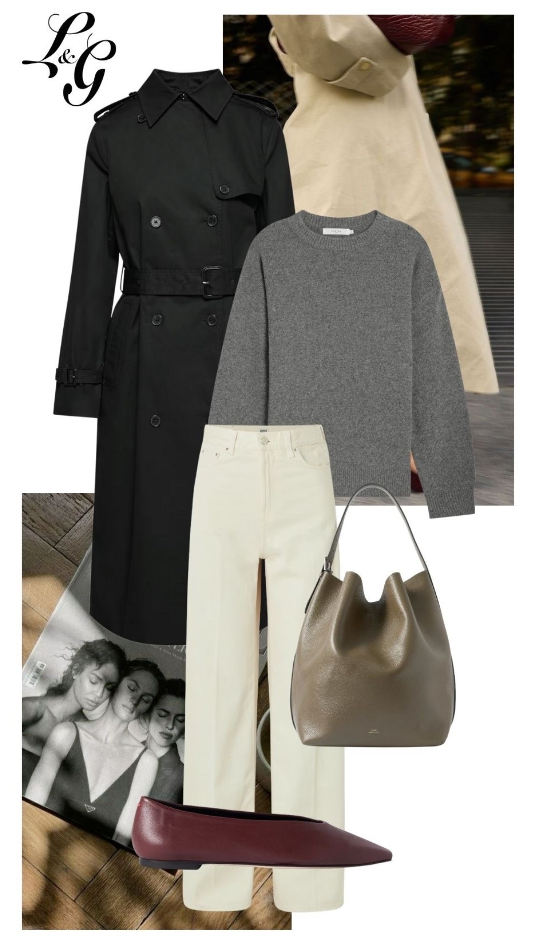 Winter outfit inspiration, trench coat, ballet flats, tote bag



#LTKSeasonal #LTKootd